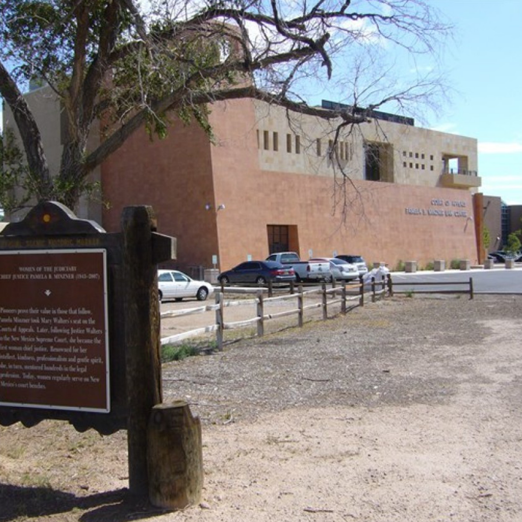 Chief Justice Pamela Minzner historic marker.