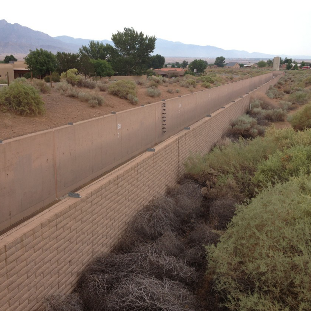 Flood-control channel named in honor of Dulcelina Curtis.