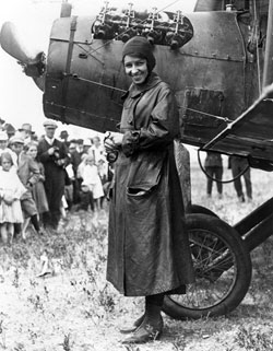 Katherine Stinson Otero, the "Flying Schoolgirl."