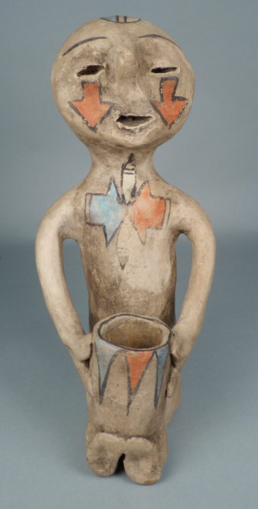 Tesuque rain god figurine