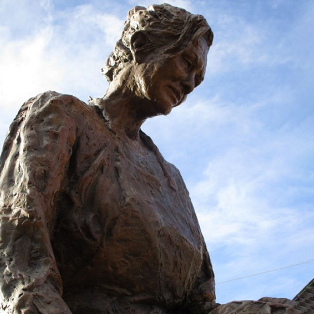 Doña Ana Robledo statue in Doña Ana county.