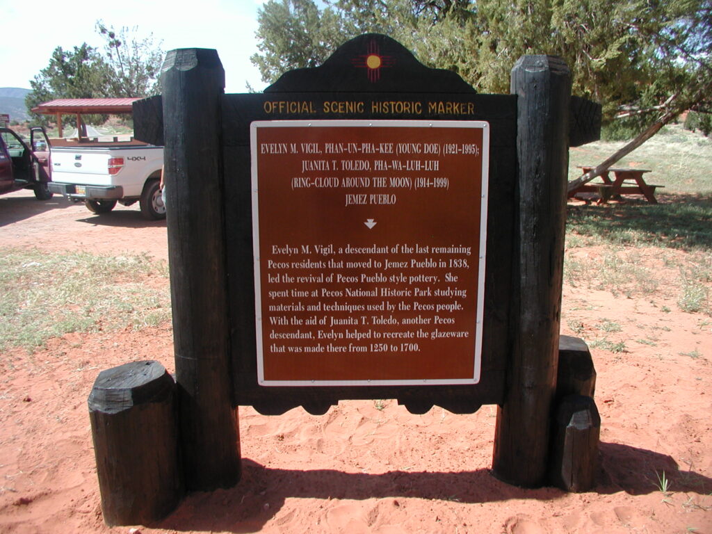 Evelyn M. Vigil, Phan-un-pha-kee, "Young Doe" historic marker.