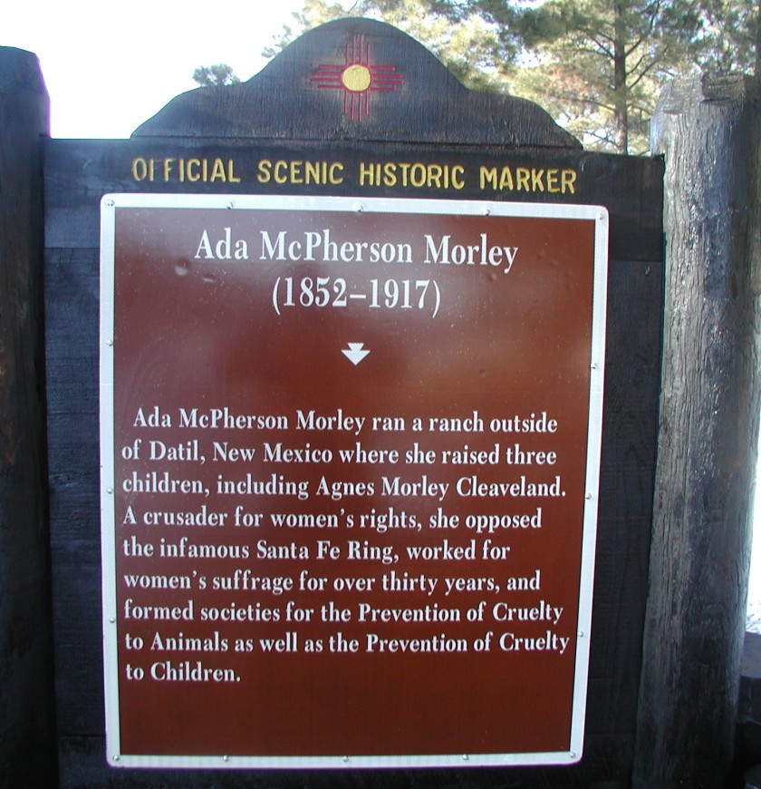 daughter of Ada McPherson Morley.