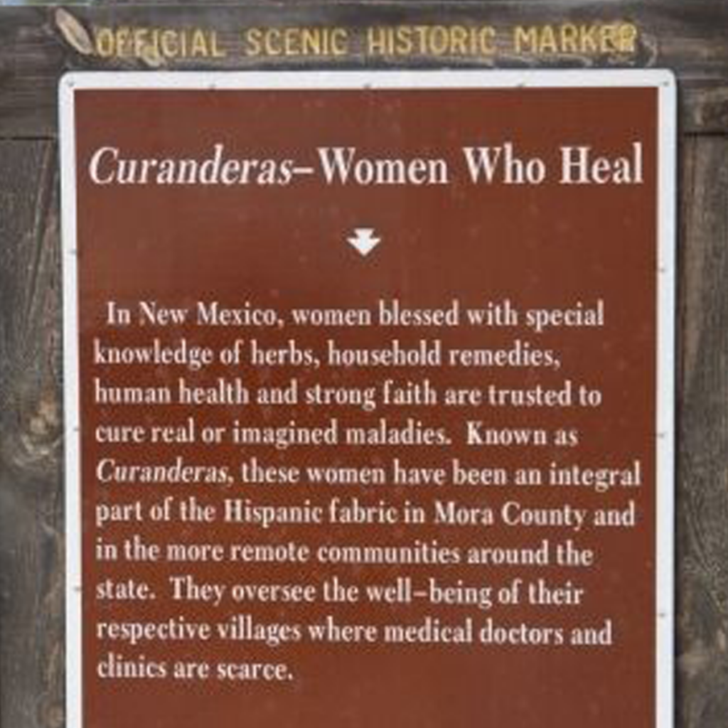 Curanderas – Women Who Heal historic marker.