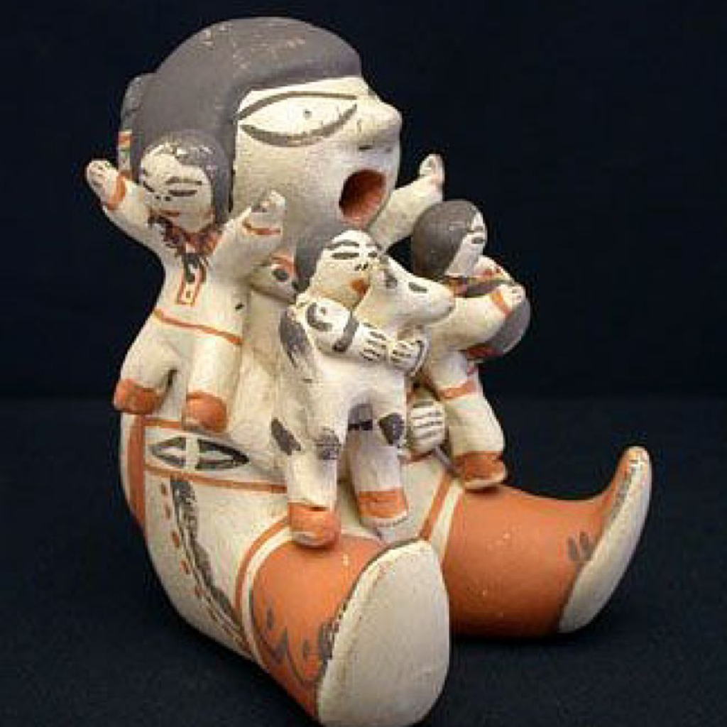 Women of Cochiti "storyteller" figure.