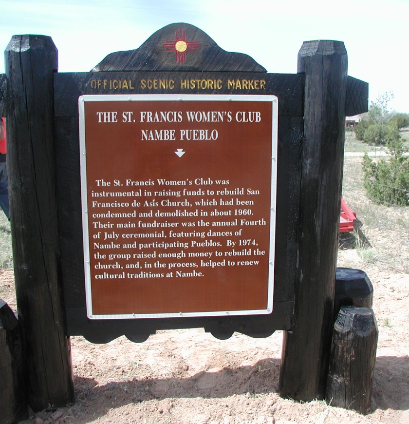 St. Francis Women’s Club historic marker.