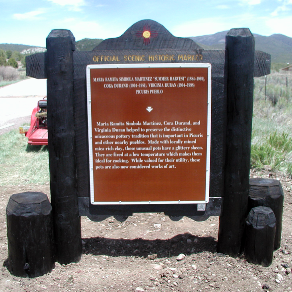 Maria Ramita Simbola Martinez "Summer Harvest" historic marker.