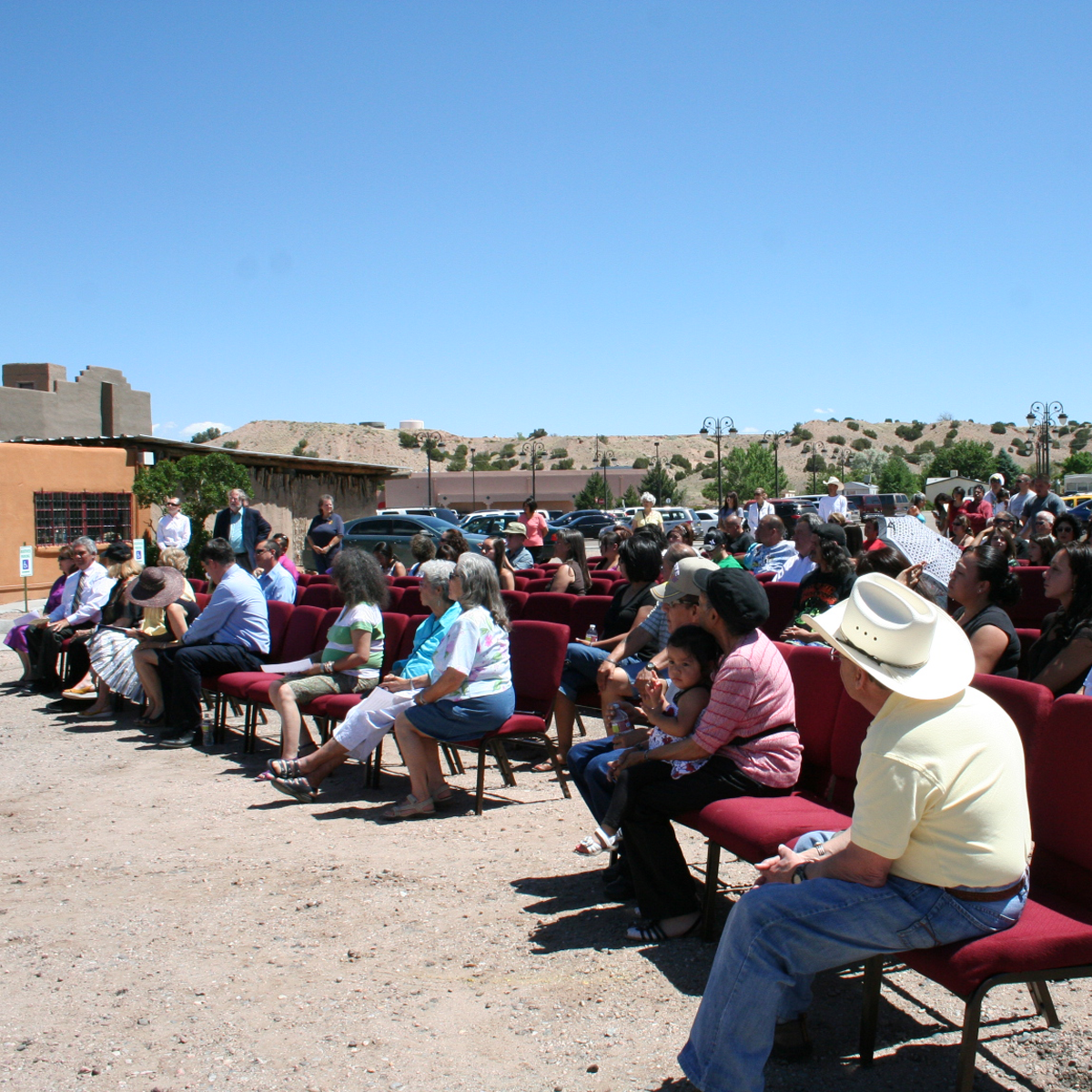 Guests at Feliciana Tapia Viarrial historic marker installation ceremony.