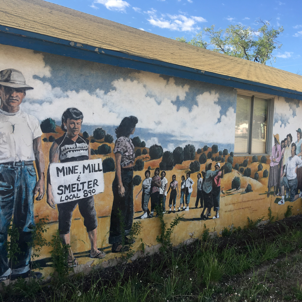 Local 890 Union office mural. 