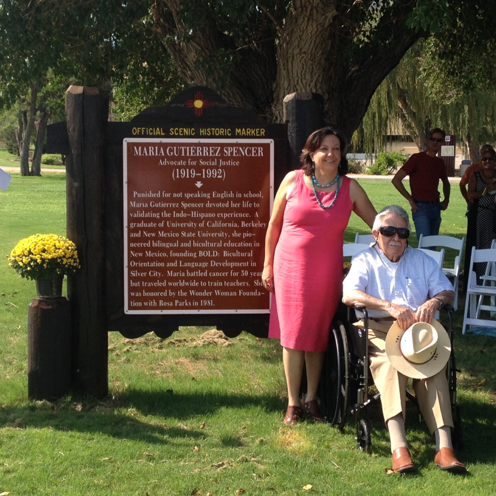 Maria Gutierrez Spencer historic marker dedication ceremony.