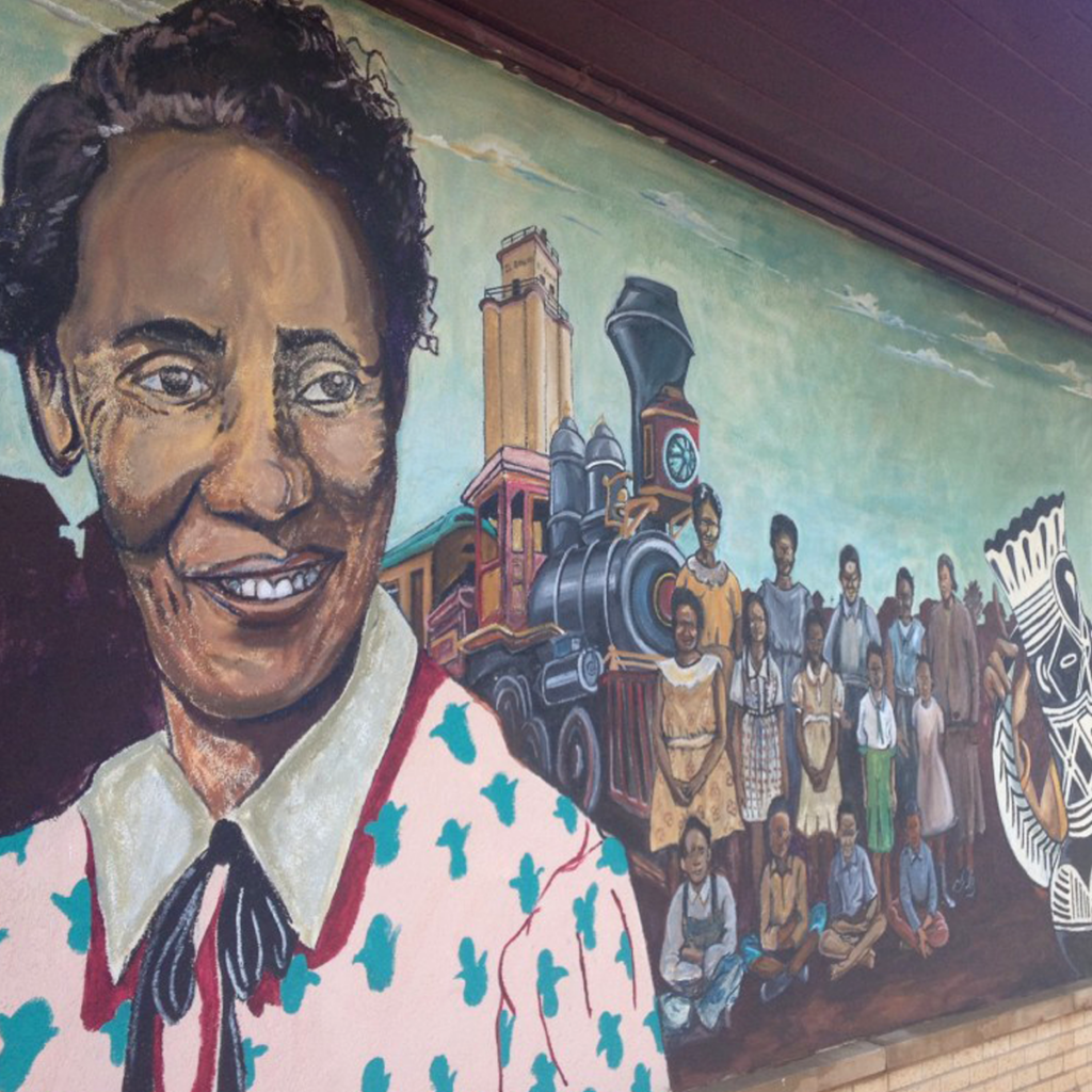 Ida O. Jackson mural.