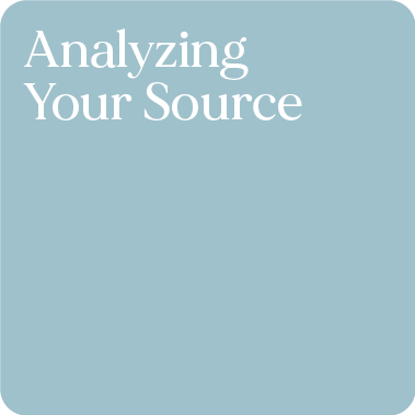 Analyzing Your Source